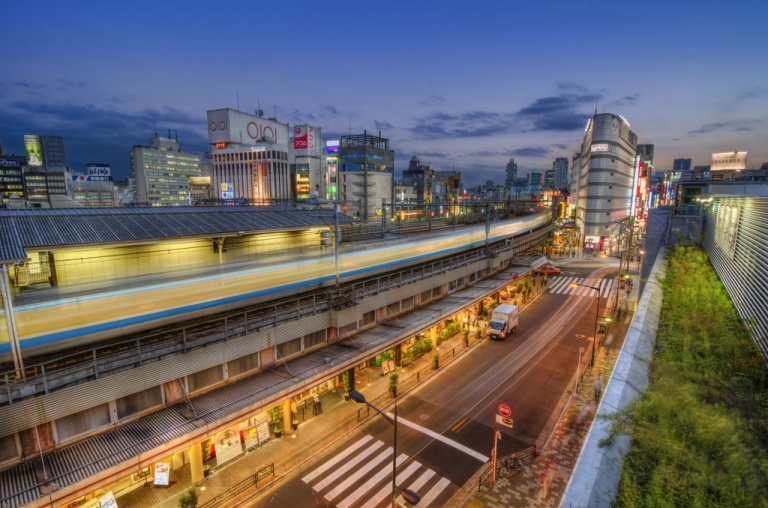 Photo of Ueno Station in Tokyo