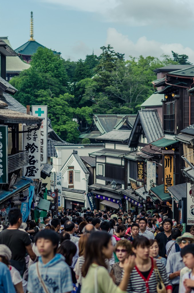 Crowds at Narita Gion Matsuri