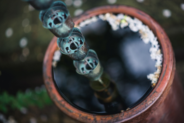 Japanese rain chain