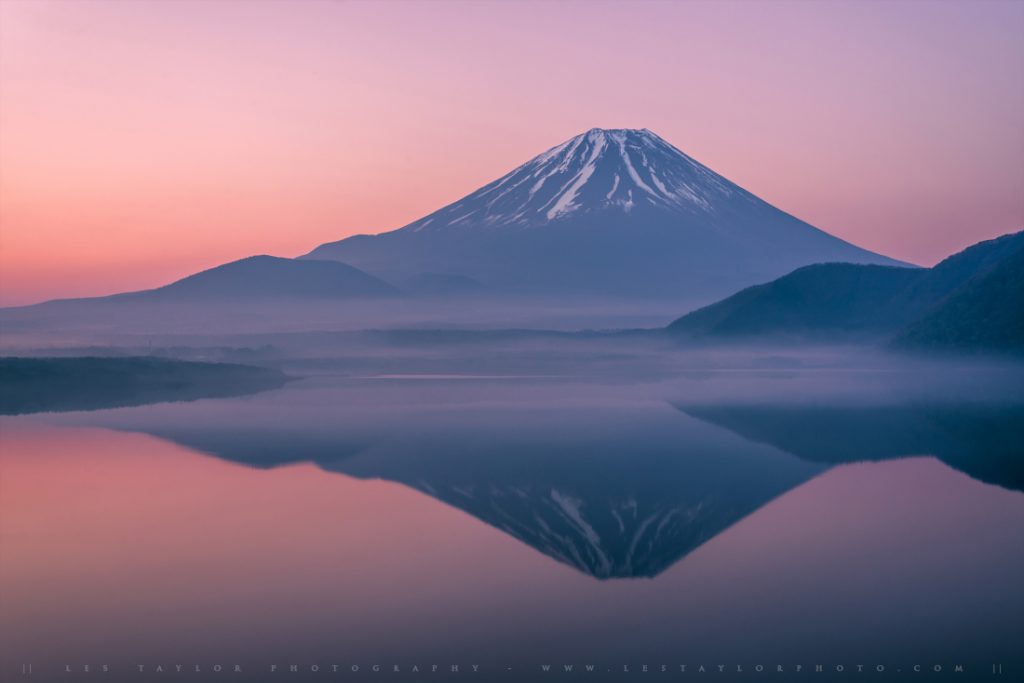 Fuji Reflected On Lake