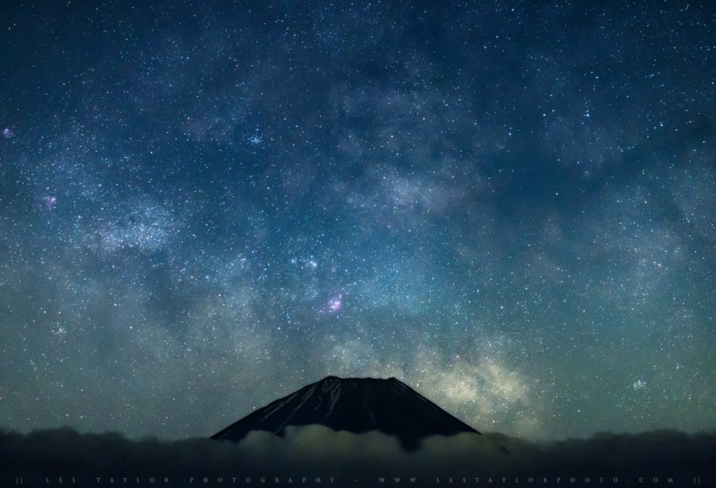 Milky Way Rising Over Mountain