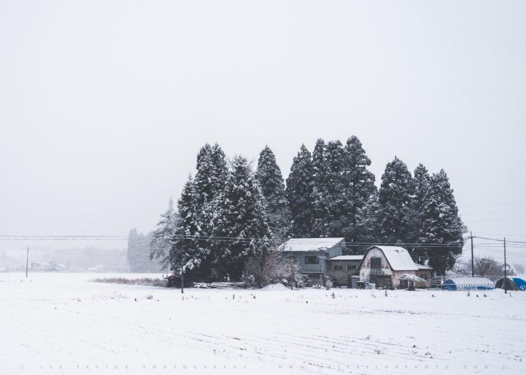 Japanese Farmhouse Snow