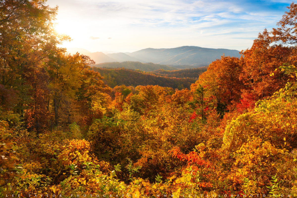 Travelogue Great Smoky Mountains National Park In Autumn Les Taylor Photography