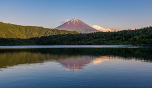 Mt Fuji on Lake Saiko